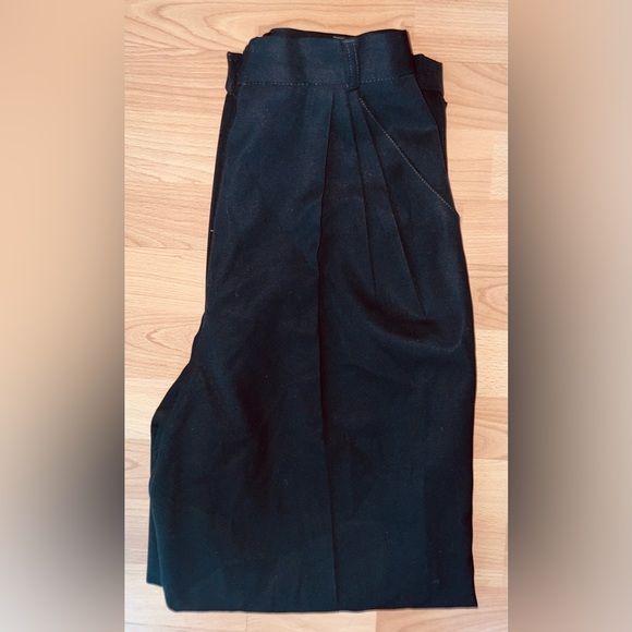 Vintage 60s Amen Wardy Audrey Hepburn Pleated Mod chanel style Black Pant - Picture 12 of 13